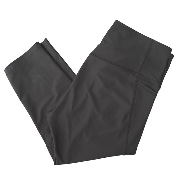 Old Navy Women's XL Active Elevate Go-Dry Black Capri Leggings with Pockets - Picture 12 of 12